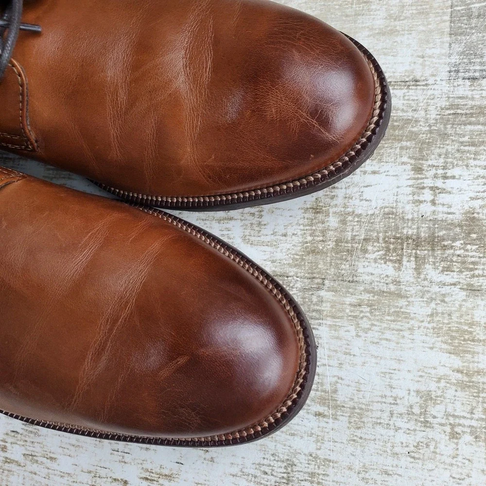 Cole Haan Benton Mens Oxford Shoes Sz 9 M Dark Brown Leather Lace Up Plain Toe